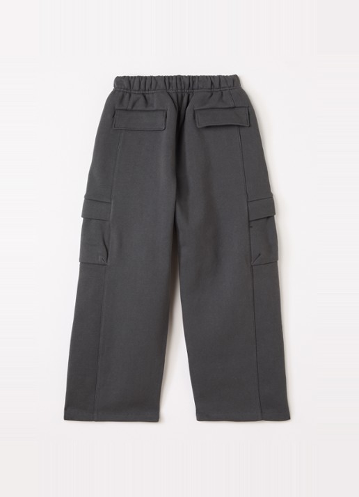 Fear of God Essentials Loose fit joggingbroek met klepzakken - voorkant 3 donkergrijs