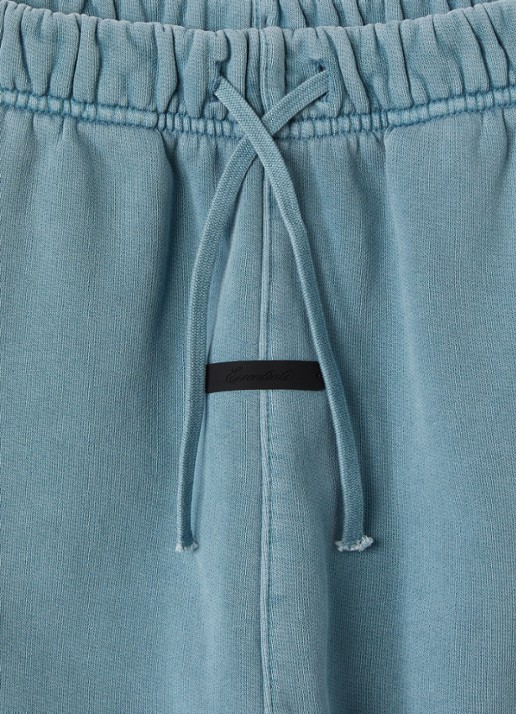 Fear of God Essentials Loose fit joggingbroek met steekzakken - detail zeegroen