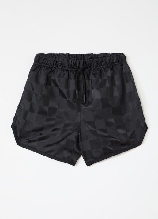 Fear of God Essentials Loose fit korte broek met ruitdessin