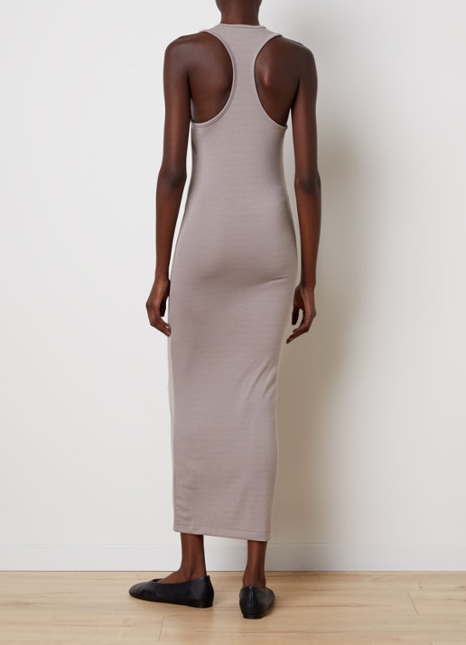 Fear of God Essentials Maxi jurk met racerback - achterkant 3 taupe