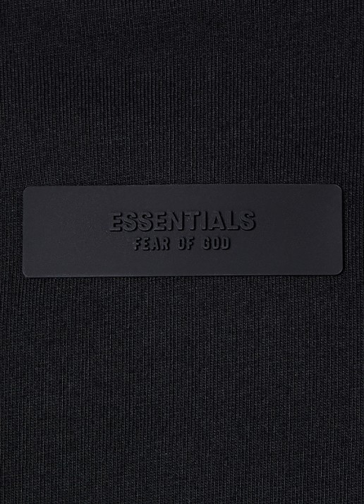 Fear of God Essentials Oversized hoodie met logo - detail 3 zwart