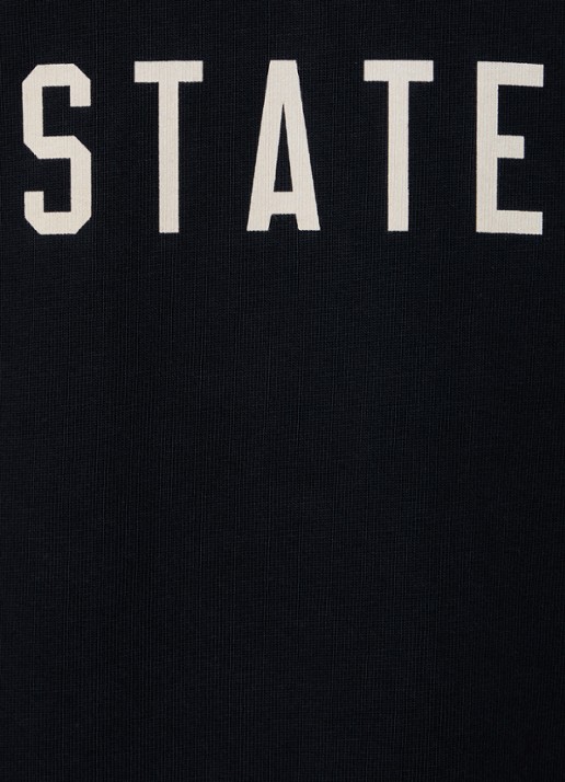 Fear of God Essentials Oversized T-shirt met logoprint - detail 4 zwart