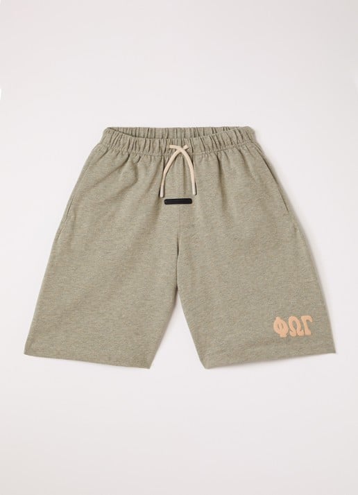 Fear of God Essentials Straight fit korte joggingbroek met logo