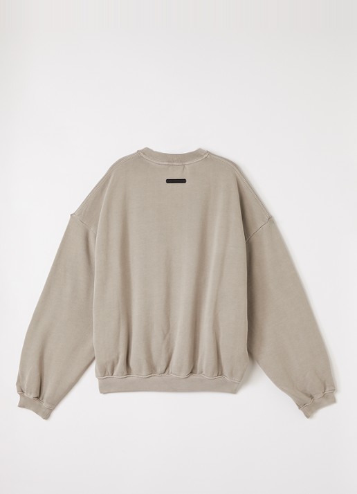 Fear of God Essentials Sweater met 3D logoprint - voorkant 2 beige