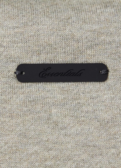 Fear of God Essentials Sweater met logo- en backprint - detail 4 grijsmele
