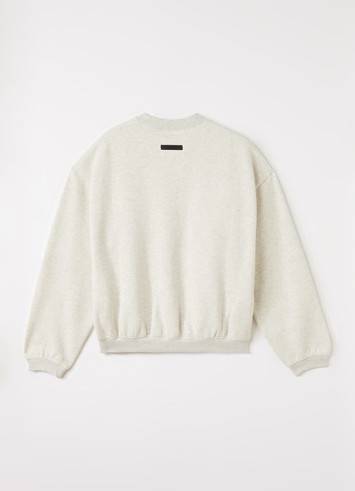 Fear of God Essentials Sweater met logoprint  - voorkant 3 lichtgrijs