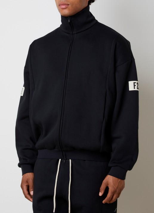 Fear of God Essentials Sweatvest met backprint en steekzakken - achterkant 3 zwart
