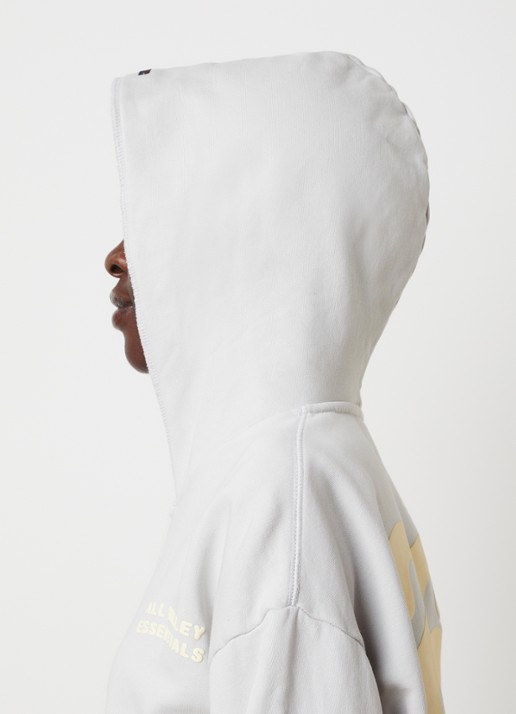 Fear of God Essentials Sweatvest met front- en backprint - detail 5 lichtblauw