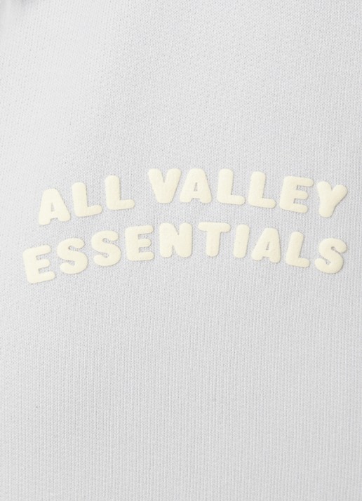 Fear of God Essentials Sweatvest met front- en backprint - detail 6 lichtblauw