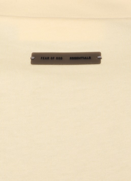 Fear of God Essentials T-shirt met logo - detail 2 lichtgeel