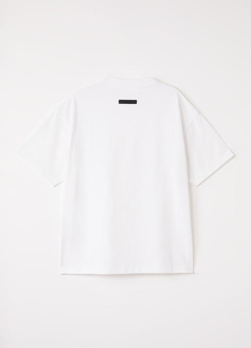 Fear of God Essentials T-shirt met logo - voorkant 2 wit