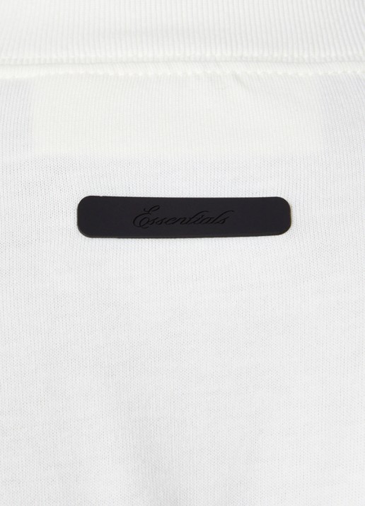 Fear of God Essentials T-shirt met ronde hals - detail 5 gebroken wit