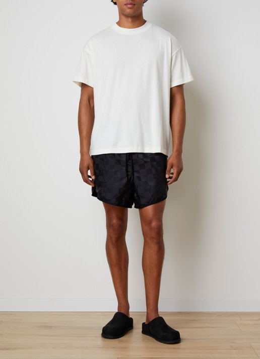 Fear of God Essentials T-shirt met ronde hals - voorkant 3 gebroken wit