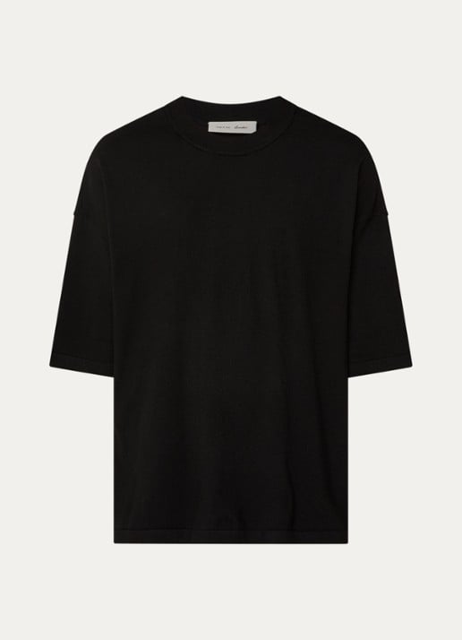 Fear of God Essentials T-shirt met ronde hals - voorkant zwart