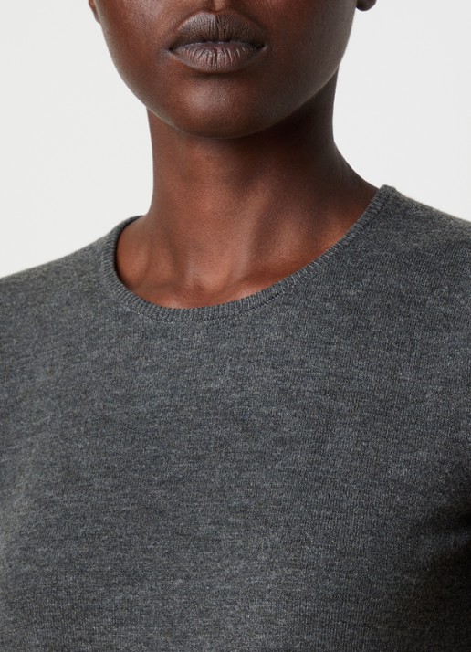 Fear of God Essentials T-shirt met ronde hals - detail 2 donkergrijs