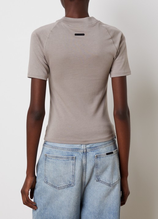 Fear of God Essentials T-shirt met ronde hals - achterkant 5 taupe