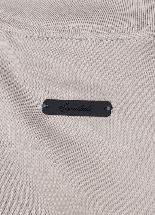 Fear of God Essentials T-shirt met ronde hals - detail 4 taupe