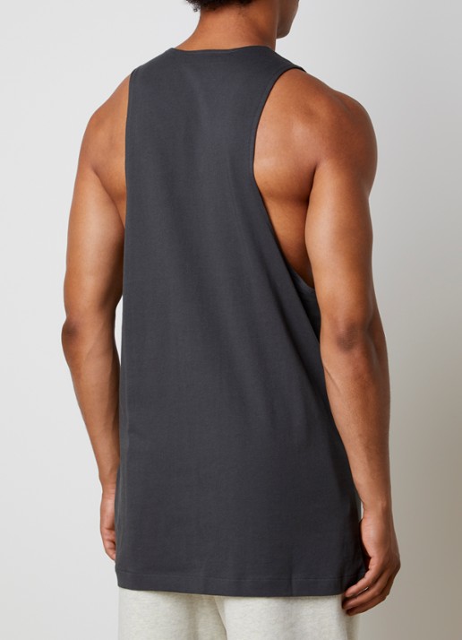 Fear of God Essentials Tanktop met logo - achterkant antraciet