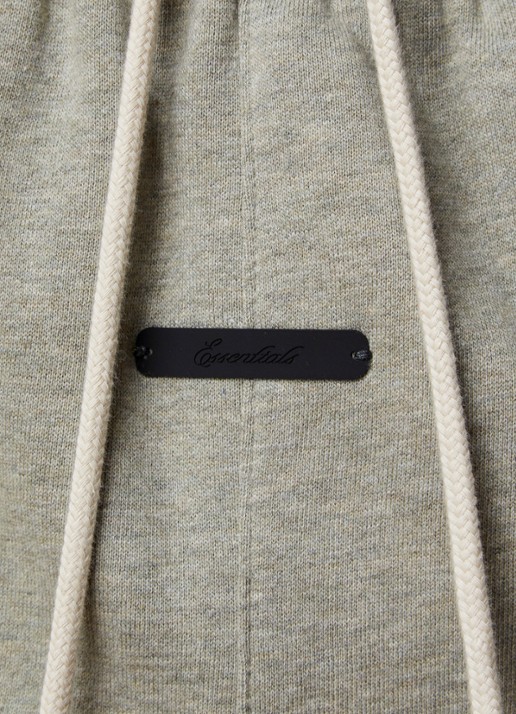 Fear of God Essentials Tapered fit joggingsbroek met steekzakken - detail 4 grijsmele