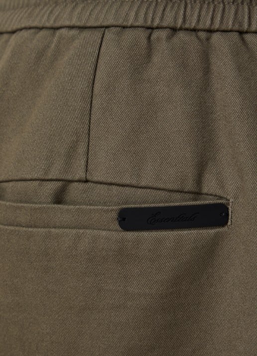 Fear of God Essentials Wide fit broek met steekzakken - detail 6 bronsgroen