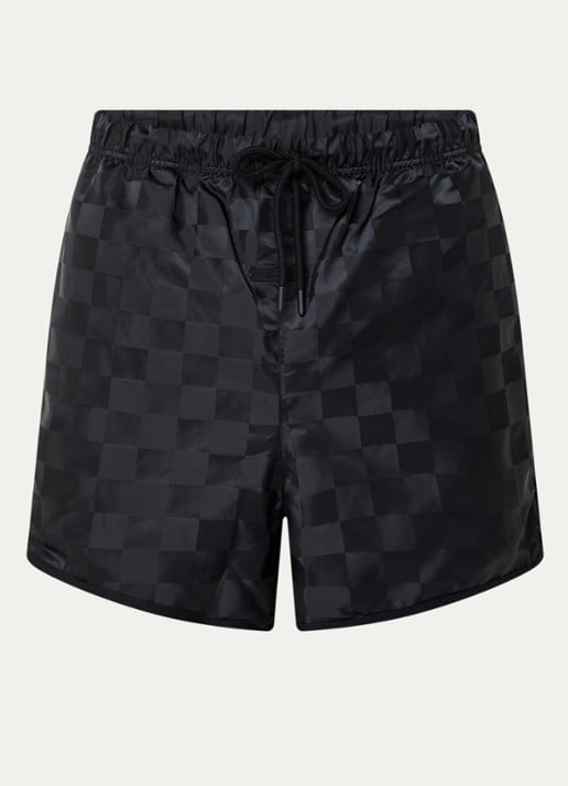 Fear of God Essentials Wide fit korte broek met ruitdessin