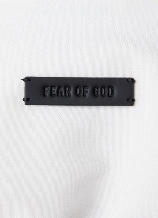 Fear of God Regular fit overhemd in wolblend met stretch - detail 4 creme