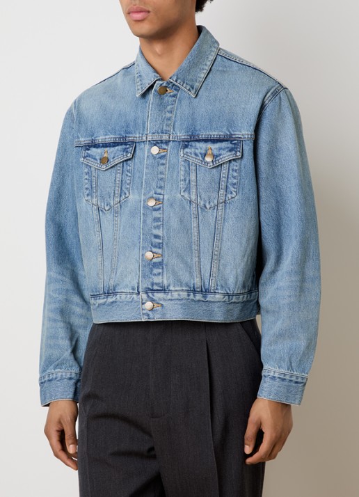 Fear of God Spijkerjas met borstzakken - detail 4 indigo