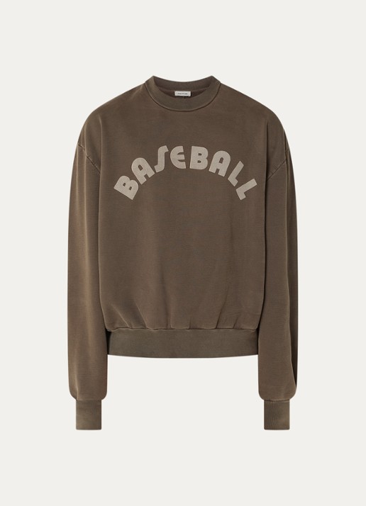 Fear of God Sweater met front- en backprint - voorkant 4 bruin