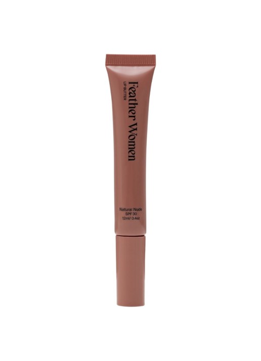 Feather Women Lip Butter - lip gloss - voorkant natural nude