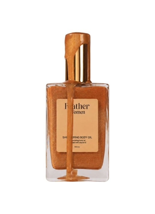 Feather Women Shimmering Body Oil - lichaamsolie - voorkant 3 undefined