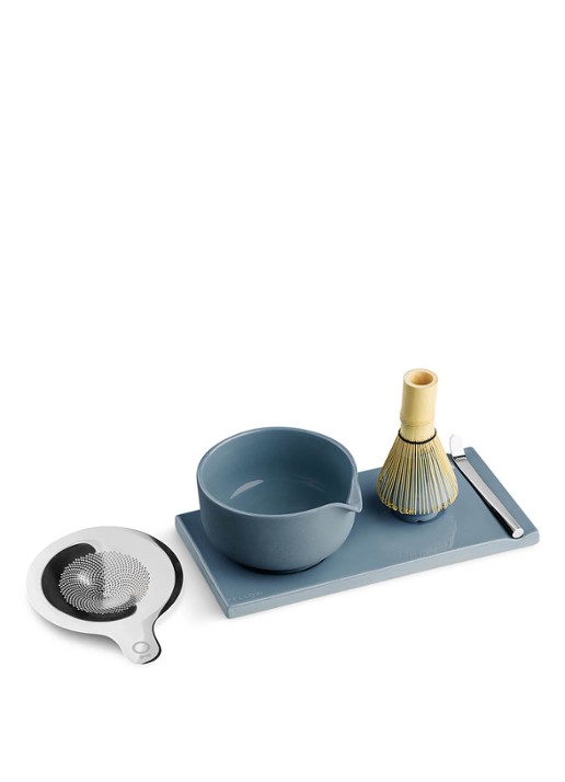 Fellow Matcha serviesset 6-delig - voorkant blauw