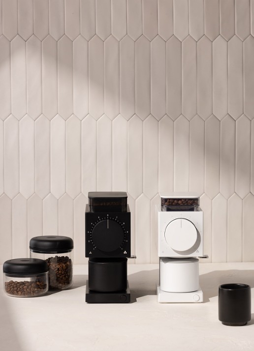Fellow Ode Brew Grinder Gen 2 koffiemolen - achterkant 3 wit