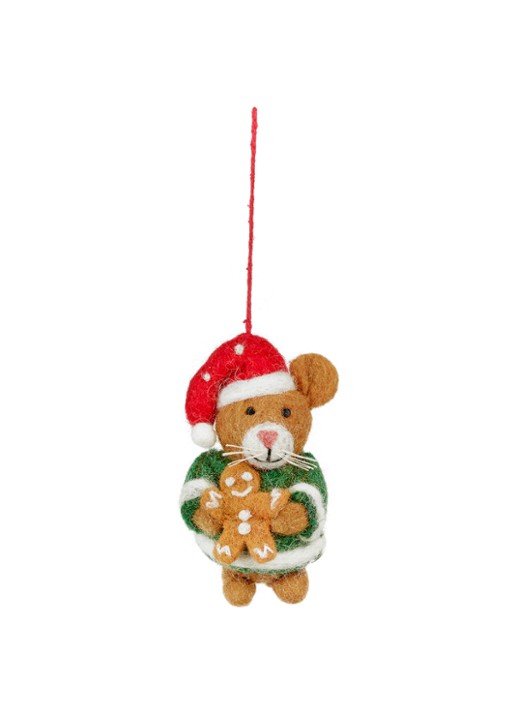 Felt So Good Harvey the christmas hamster kersthanger 10 cm