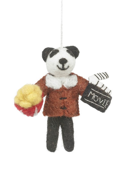 Felt So Good Movie Buff Panda kersthanger 10 cm