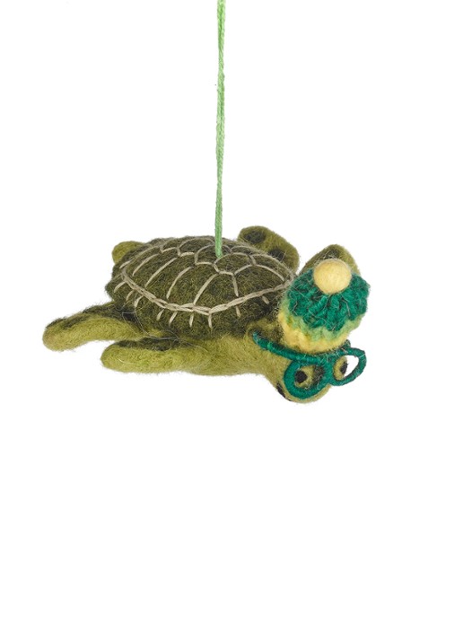 Felt So Good Simon the Sea Turtle kersthanger 4 cm