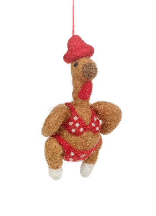 Felt So Good Sizzlin Turkey kersthanger 11,5 cm