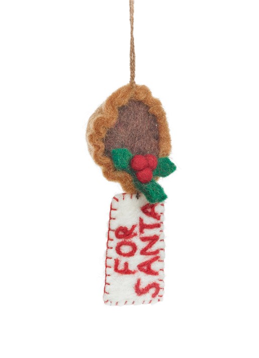Felt So Good Snack for Santa kersthanger 11 cm