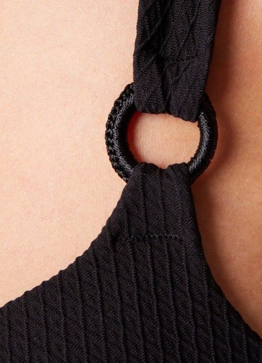 Femilet by Chantelle Navarino voorgevormde bikinitop met structuur - detail 3 zwart