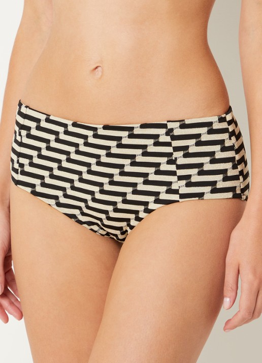 Femilet by Chantelle Santosa high waisted bikinislip met lurex - voorkant 2 goud
