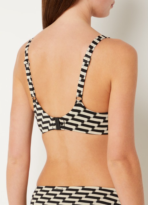 Femilet by Chantelle Santosa voorgevormde bikinitop met lurex - achterkant goud
