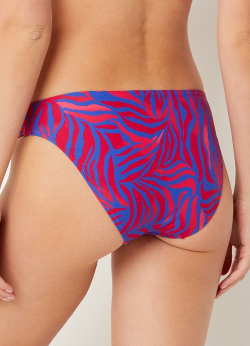 Femilet by Chantelle Tidra bikinislip met tijgerprint - achterkant 5 donkerroze