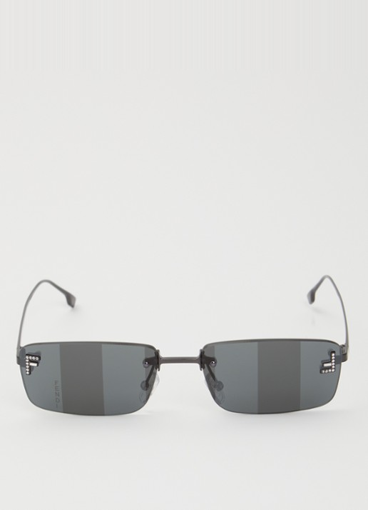 Fendi Fendi First Crystal zonnebril FE4172US - detail zwart