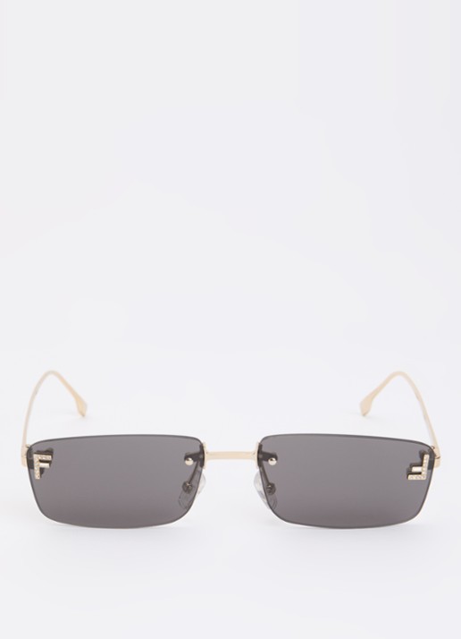 Fendi First Crystal zonnebril FE4172US - detail 2 goud