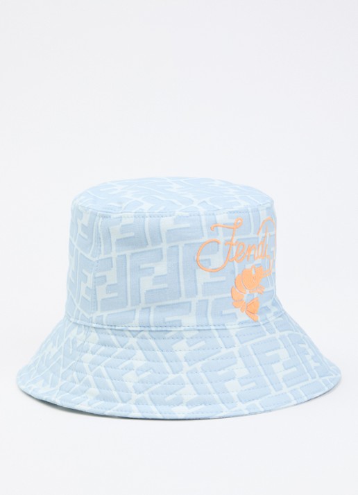 Fendi Lino bucket hoed met logoprint