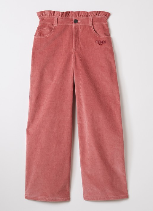 Fendi Loose fit broek van corduroy