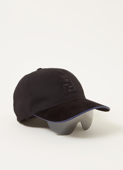 Fendi Pet met ingebouwde zonnebril FN000586 - voorkant zwart