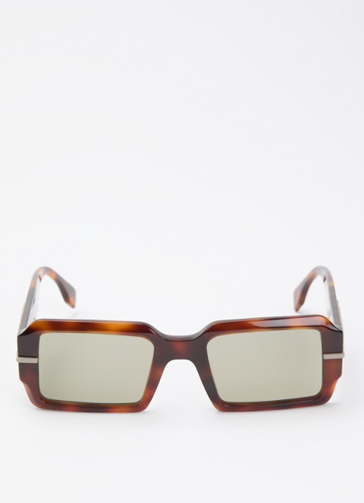 Fendi Retro zonnebril FE40073U  - detail donkerbruin