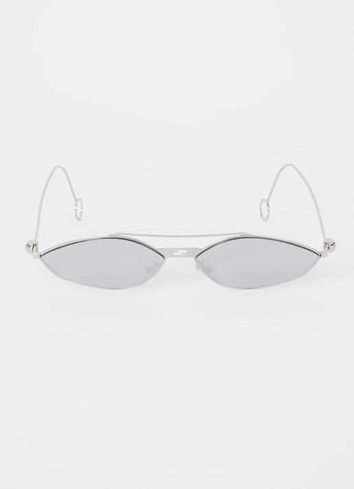 Fendi Retro zonnebril FE40114U - detail 3 zilver