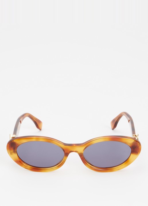 Fendi Retro zonnebril FE40140U - detail bruin