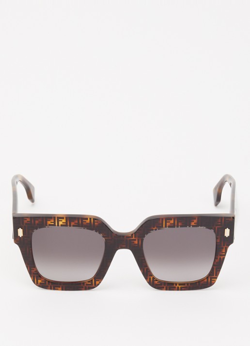 Fendi Roma zonnebril FE40101I - detail 2 donkerbruin